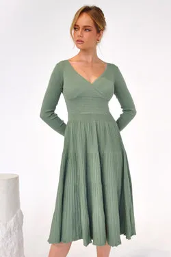 Alaska Knit Dress - Sage - SALE