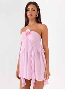 Amadine Mini Dress - Pink