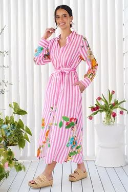 Amalfi Maxi Dress - Pink - FINAL SALE