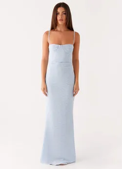 Anna Sophia Maxi Dress - Blue
