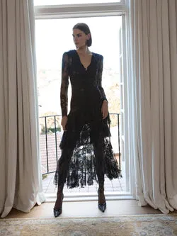 Antoinette Dress - Black (Limited Sizes)