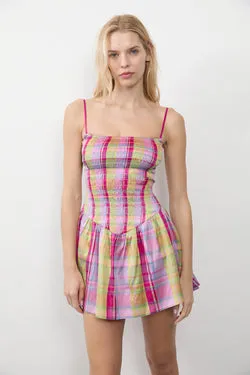 Candy Silk Ballerina Mini Dress
