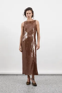 Chocolate Sequin Dress