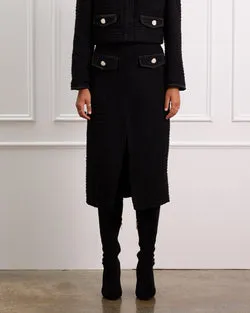 Bouclé Lucinda Midi Skirt (SAMPLE)