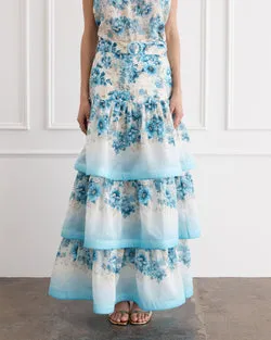 Dauphine Celeste Maxi Skirt
