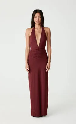 Araminta Maxi Dress (Wine)