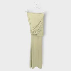 Asymmetric Draped Aria Maxi Skirt