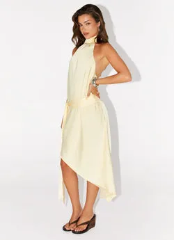 Atlantic Midi Dress - Yellow