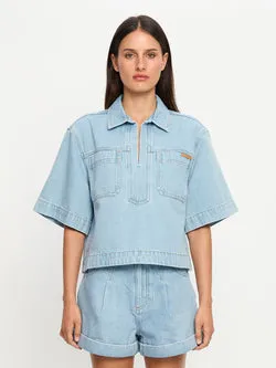 Avery Denim Top