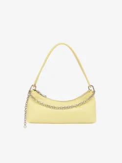 QUINCY SHOULDER BAG - CITRON LEATHER