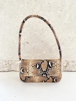 Brie Leon Mini Camille Bag in Python