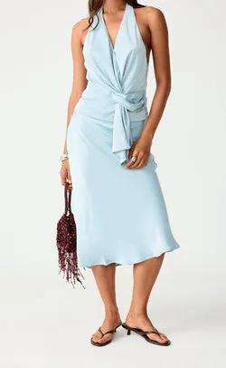 Dakari Midi Skirt (Pale Blue)