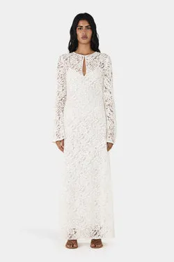Bianca Lace Dress Ivory Lace