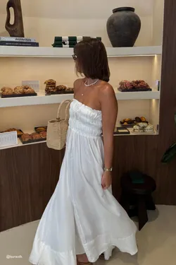 Eliana Maxi Dress White