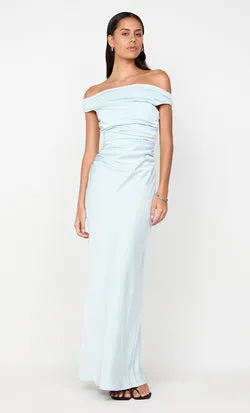 ETERNITY OFF SHOULDER MAXI - ARCTIC BLUE