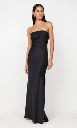 ETERNITY STRAPLESS MAXI DRESS - BLACK