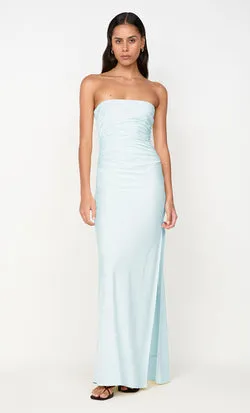 ETERNITY STRAPLESS MAXI DRESS - ARCTIC BLUE