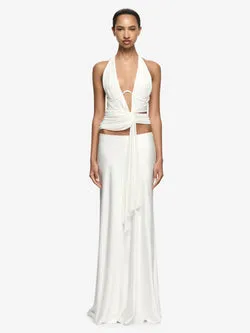 EYRE MAXI SKIRT - IVORY