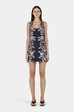 Bonython Mini Dress Moonlit Vine