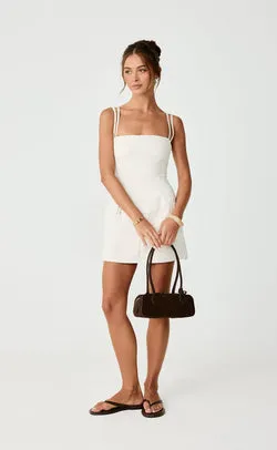 Boone Mini Dress (Oat)