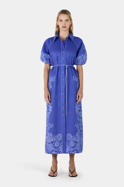 Brioni Midi Dress Baja Bloom