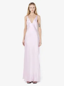 FLORENCE V NECK MAXI DRESS - BALLET