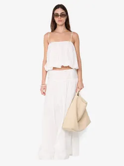 MARLOWE MAXI SKIRT - WHITE