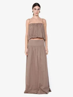 MARLOWE MAXI SKIRT - TAUPE