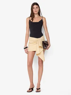 VARA MINI SKIRT - SANDSTONE