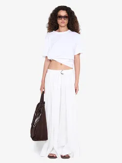 LYNNA MAXI SKIRT - WHITE