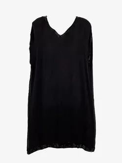 Bianca Spender for Carla Zampatti Sheer Embellished Shift Midi Dress Size M