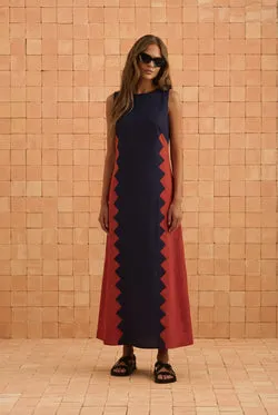 Binnie Dress In Foxglove