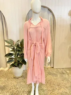 Flannel Tobi Wrap Skirt Dress - Size 4 (14/16)