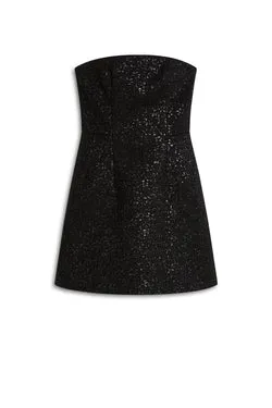 LACE STRAPLESS DRESS