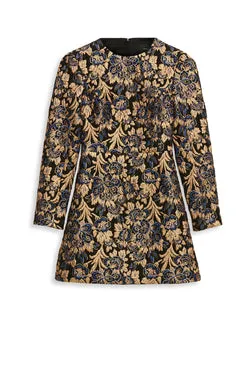 BROCADE MINI DRESS