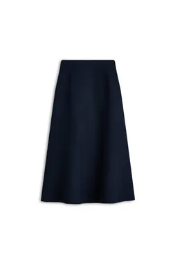 CREPE KNIT SOFT HEM SKIRT