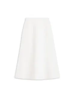 CREPE KNIT SOFT HEM SKIRT