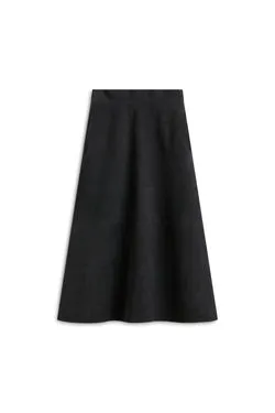 NUBUCK LONG SKIRT