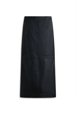 LEATHER PENCIL SKIRT