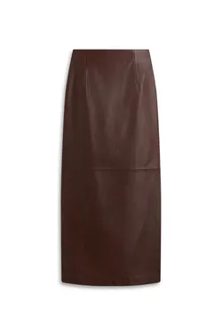 LEATHER PENCIL SKIRT