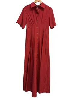 Lee Mathews Red SS Dress 1