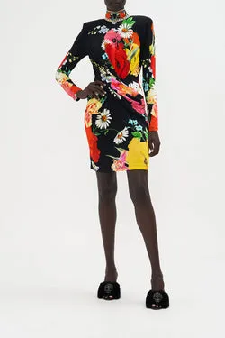 CROSS FRONT MINI DRESS DIVINE DIVINITY