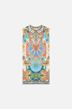 KIDS JERSEY TEE MIDI DRESS 4-10 SAIL AWAY WITH ME