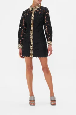 LONG SLEEVE TUNIC DRESS HEART LIKE A WILDFLOWER