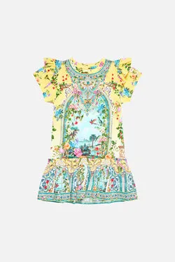 KIDS TEE MINI DRESS WITH FRILL SHOULDER AND HEM TALES OF TOPKAPI PALACE