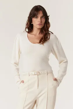 Miranda Merino Jumper - Milk