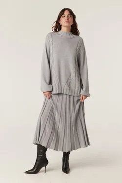 Franzi Merino Skirt - Grey Marle