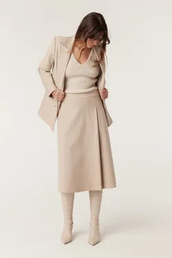 Yoko Ponti Skirt - Stone