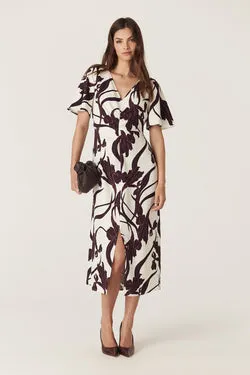 Neve Dress - Iris Print