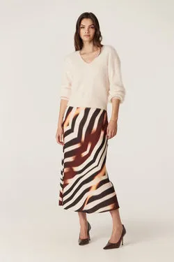 Sasha Skirt - Zebra Print